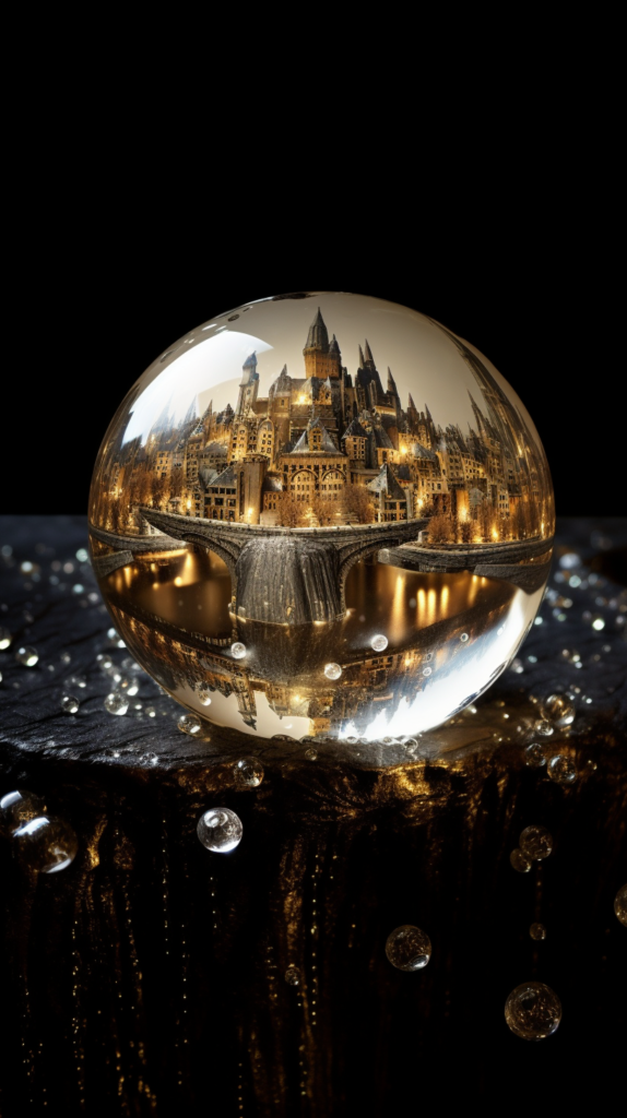The Gold City in the Crystal Orb